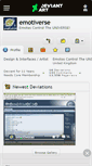 Mobile Screenshot of emotiverse.deviantart.com