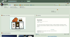 Desktop Screenshot of mazoon.deviantart.com