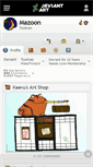 Mobile Screenshot of mazoon.deviantart.com