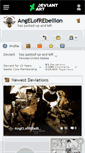 Mobile Screenshot of angelofrebellion.deviantart.com