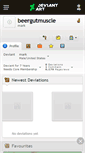 Mobile Screenshot of beergutmuscle.deviantart.com