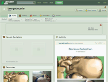 Tablet Screenshot of beergutmuscle.deviantart.com