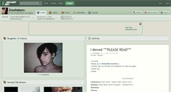 Desktop Screenshot of emopattern.deviantart.com