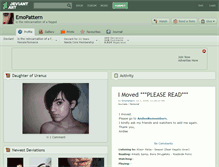 Tablet Screenshot of emopattern.deviantart.com