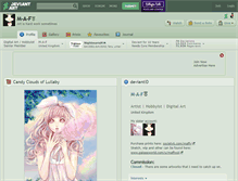 Tablet Screenshot of m-a-f.deviantart.com