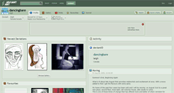 Desktop Screenshot of dancingbare.deviantart.com