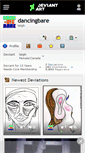 Mobile Screenshot of dancingbare.deviantart.com