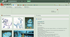 Desktop Screenshot of amdragfan07.deviantart.com