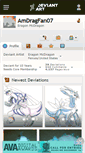 Mobile Screenshot of amdragfan07.deviantart.com