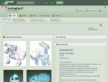 Tablet Screenshot of amdragfan07.deviantart.com