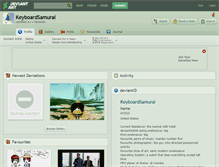 Tablet Screenshot of keyboardsamurai.deviantart.com