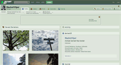 Desktop Screenshot of blackartviper.deviantart.com