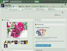 Tablet Screenshot of kitt3702.deviantart.com