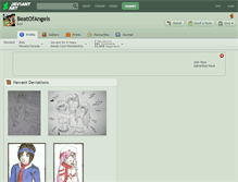 Tablet Screenshot of beatofangels.deviantart.com