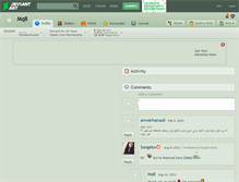 Tablet Screenshot of mq8.deviantart.com