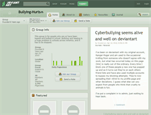 Tablet Screenshot of bullying-hurts.deviantart.com