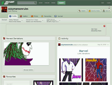 Tablet Screenshot of ozzymansonrules.deviantart.com