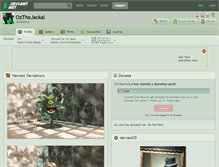 Tablet Screenshot of ozthejackal.deviantart.com