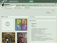 Tablet Screenshot of derpnom.deviantart.com