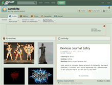 Tablet Screenshot of camoblitz.deviantart.com