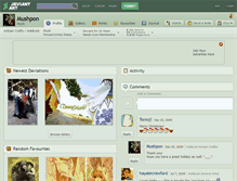 Tablet Screenshot of mushpon.deviantart.com