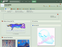 Tablet Screenshot of cherubfish.deviantart.com