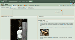Desktop Screenshot of coyoti.deviantart.com