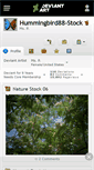 Mobile Screenshot of hummingbird88-stock.deviantart.com