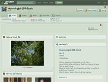 Tablet Screenshot of hummingbird88-stock.deviantart.com