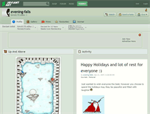 Tablet Screenshot of evening-falls.deviantart.com