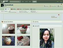 Tablet Screenshot of havenatdusk.deviantart.com