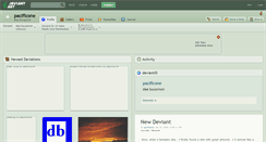 Desktop Screenshot of pacificone.deviantart.com