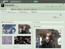 Tablet Screenshot of pikey-peaches.deviantart.com