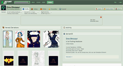 Desktop Screenshot of emo-dinosaur.deviantart.com