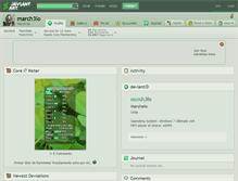 Tablet Screenshot of march3lo.deviantart.com