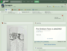 Tablet Screenshot of forcegems.deviantart.com