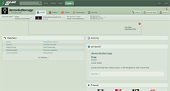 Desktop Screenshot of demonbuttercupp.deviantart.com