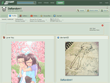 Tablet Screenshot of darandom1.deviantart.com