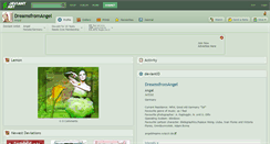 Desktop Screenshot of dreamsfromangel.deviantart.com