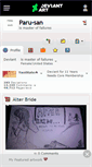 Mobile Screenshot of paru-san.deviantart.com