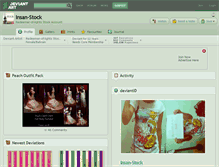 Tablet Screenshot of insan-stock.deviantart.com