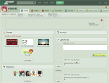 Tablet Screenshot of n3k0-bc.deviantart.com
