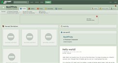 Desktop Screenshot of boxoftricks.deviantart.com