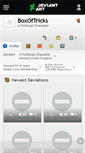 Mobile Screenshot of boxoftricks.deviantart.com