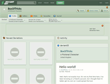 Tablet Screenshot of boxoftricks.deviantart.com