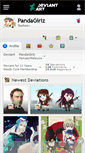 Mobile Screenshot of pandagirlz.deviantart.com