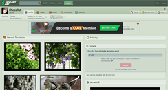 Desktop Screenshot of chocollat.deviantart.com