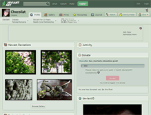 Tablet Screenshot of chocollat.deviantart.com