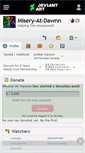 Mobile Screenshot of misery-at-dawnn.deviantart.com