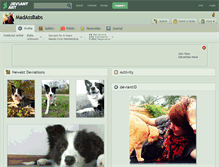 Tablet Screenshot of madassbabs.deviantart.com